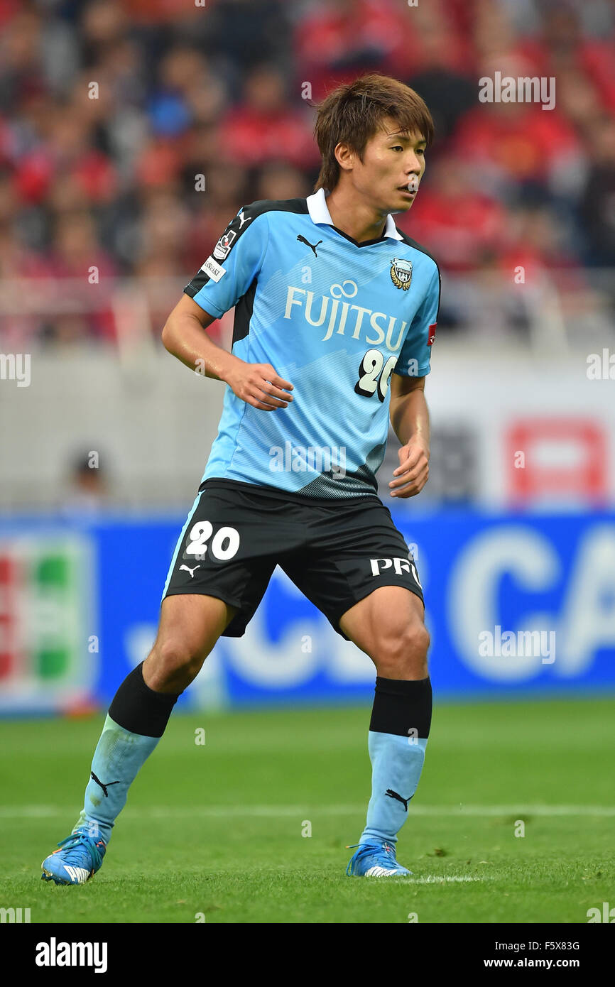 Saitama, Japan. 7th Nov, 2015. Shintaro Kurumaya (Frontale) Football