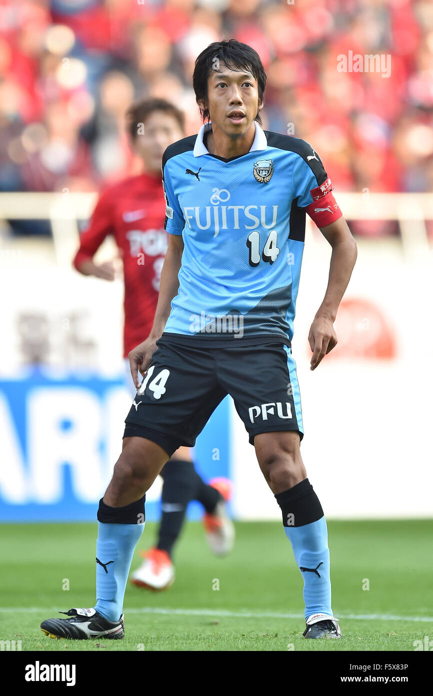 Saitama Japan 7th Nov 15 Kengo Nakamura Frontale Football Soccer 15 J1 League 2nd Stage Match