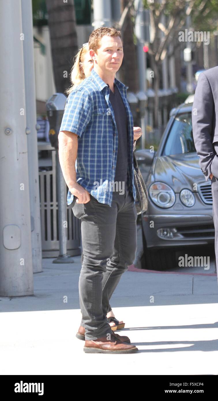 Southland star Shawn Hatosy out for lunch in Beverly Hills Featuring