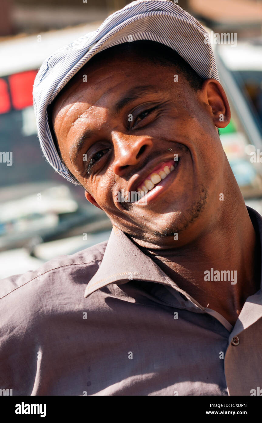 Portrait of a young Kenyan man, Thika, Kenya Stock Photo Alamy
