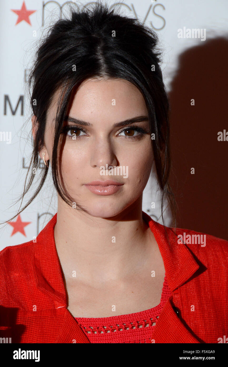Kendall Jenner attends the launch of the new Estee Lauder