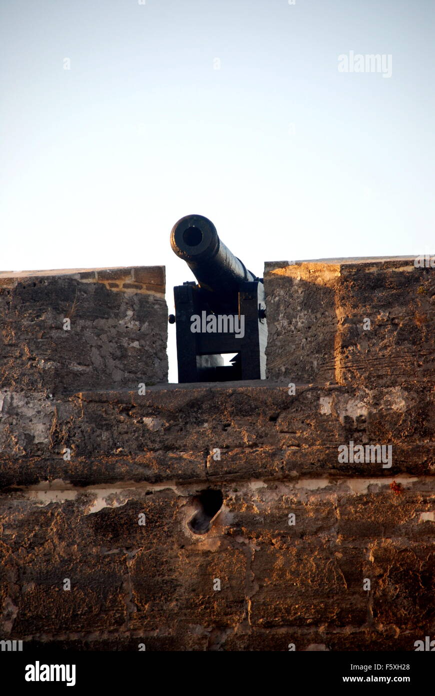 St augustine fort cannon hi-res stock photography and images - Alamy