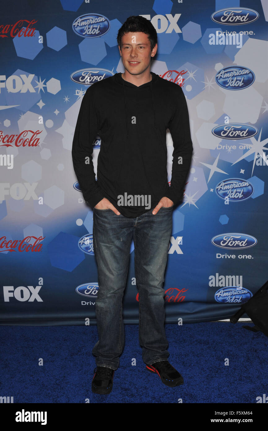 LOS ANGELES, CA - MARCH 11, 2010: Cory Monteith at the party for the American Idol Final 12 at Industry, Los Angeles. Stock Photo