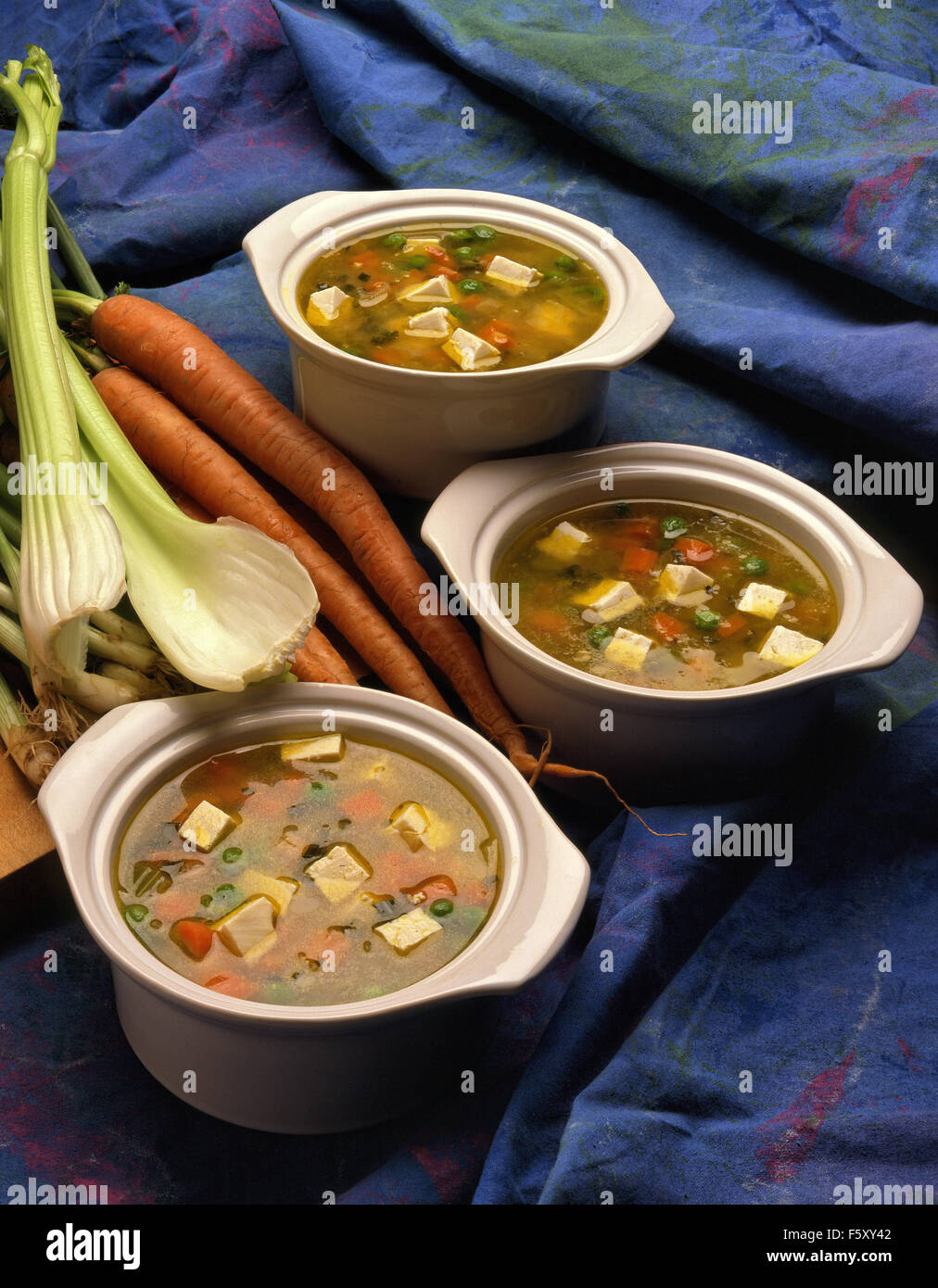 tofu soup Stock Photo