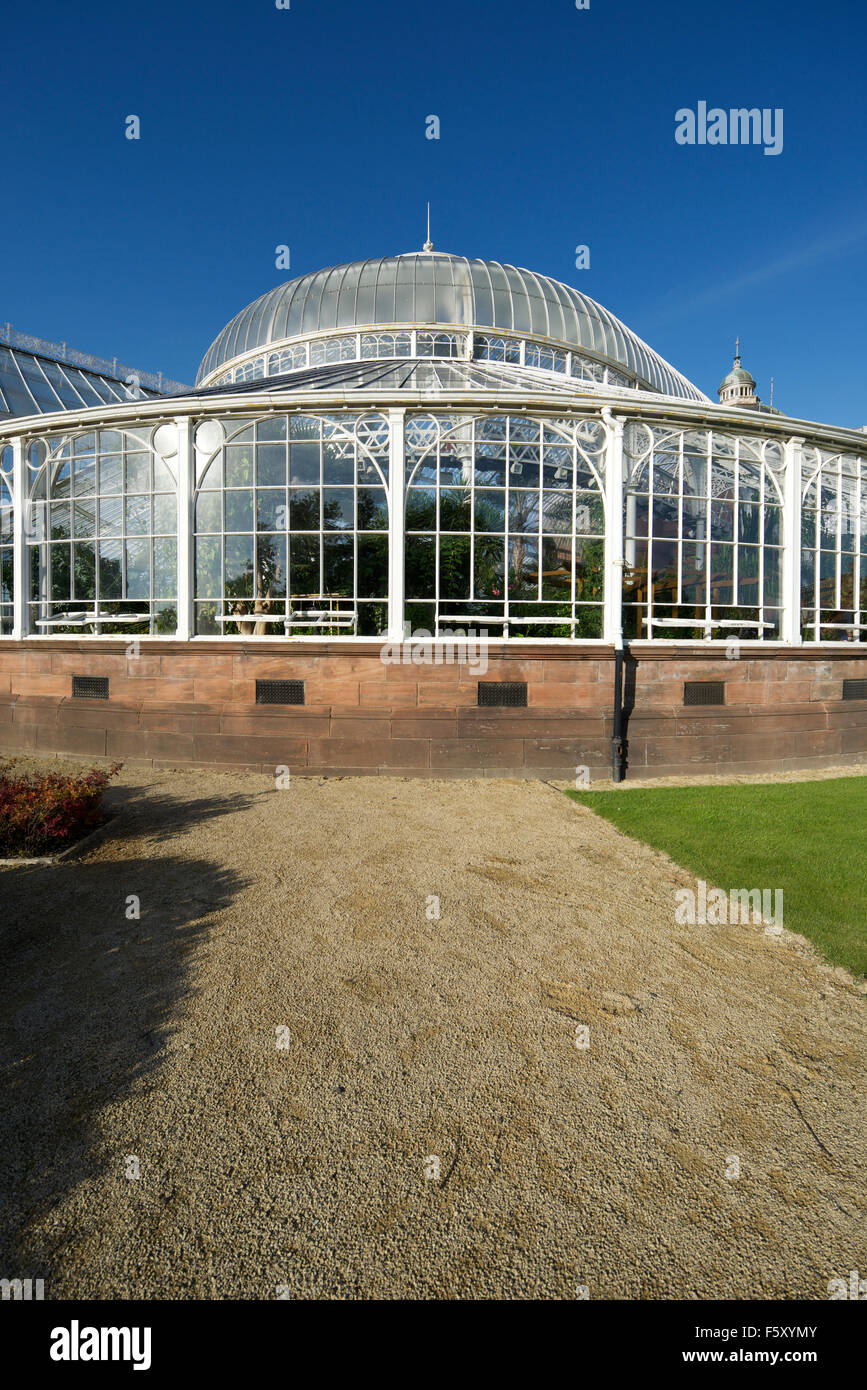 Winter Gardens, Peoples' Palace, Glasgow Green. Stock Photo