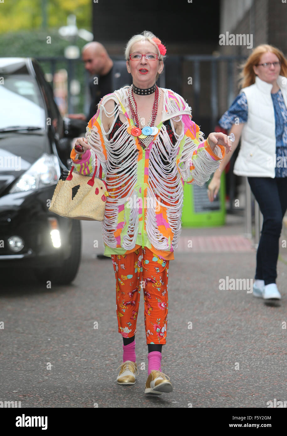 Sue Pollard outside ITV Studios Featuring: Sue Pollard Where: London ...