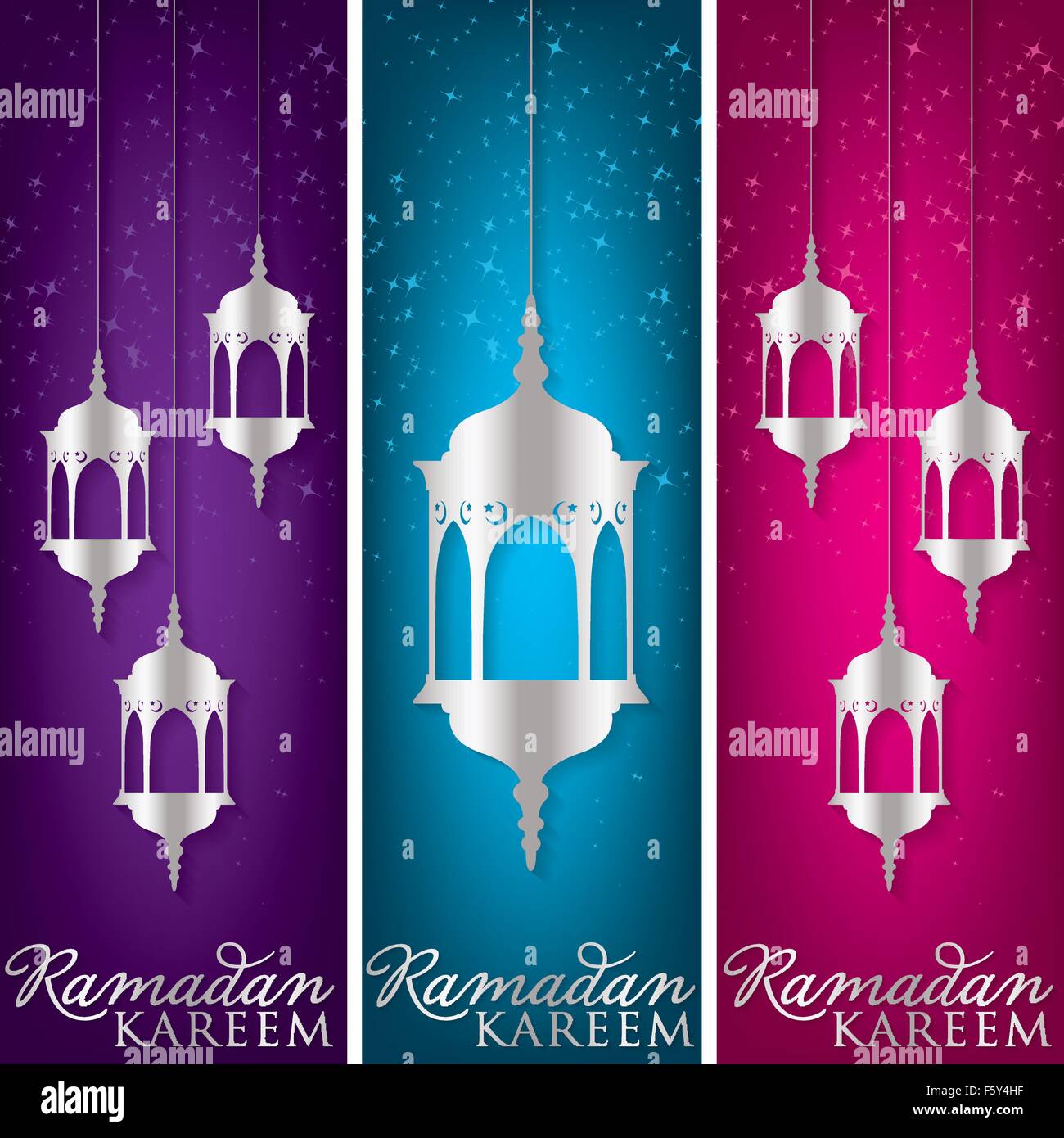 Lantern Ramadan banners in vector format Stock Vector Image & Art Alamy