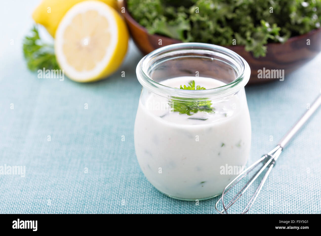 Ranch dressing hi-res stock photography and images - Alamy