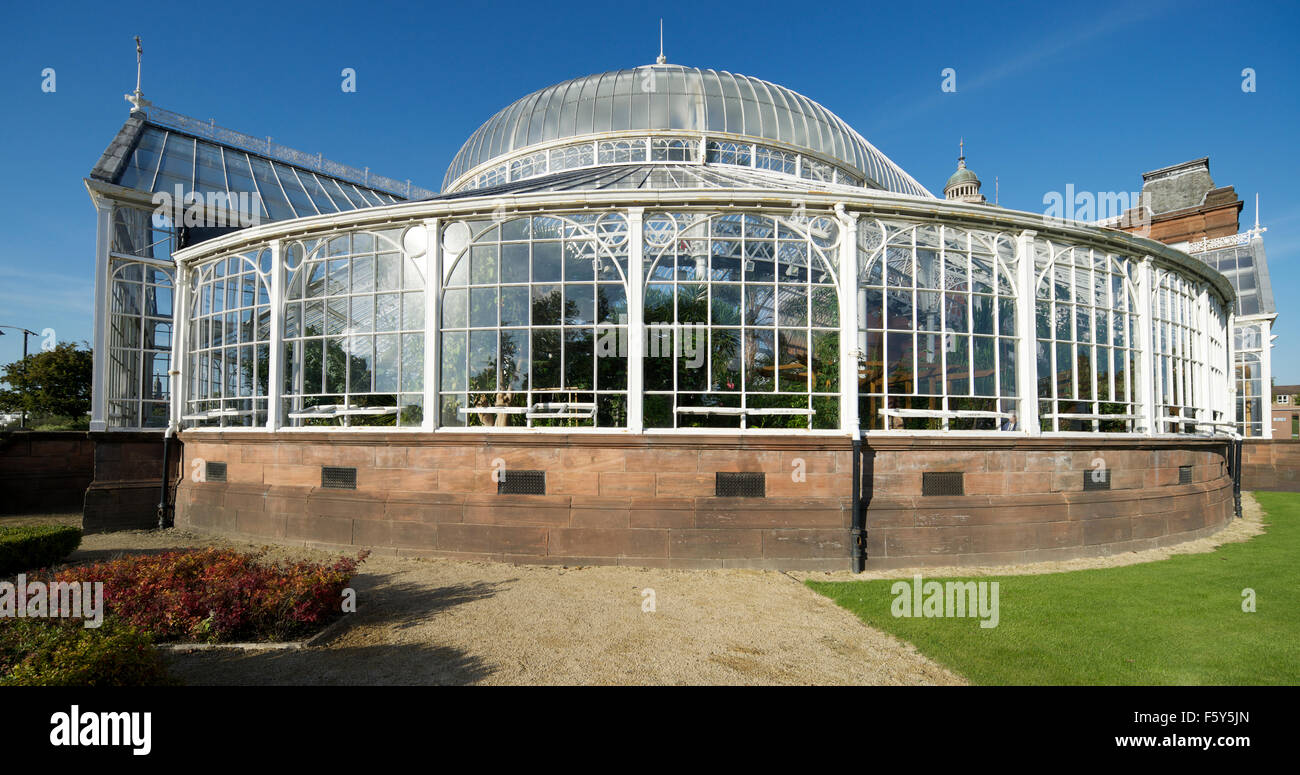 Winter Gardens, Peoples' Palace, Glasgow Green. Stock Photo