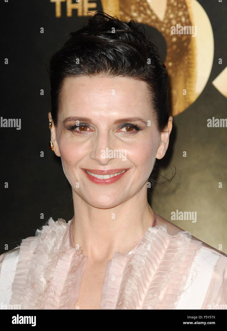 Los Angeles, CA, USA. 9th Nov, 2015. Juliette Binoche at arrivals for THE 33 Premiere at at AFI Fest, TCL Chinese 6 Theatres (formerly Grauman's), Los Angeles, CA November 9, 2015. Credit:  Elizabeth Goodenough/Everett Collection/Alamy Live News Stock Photo