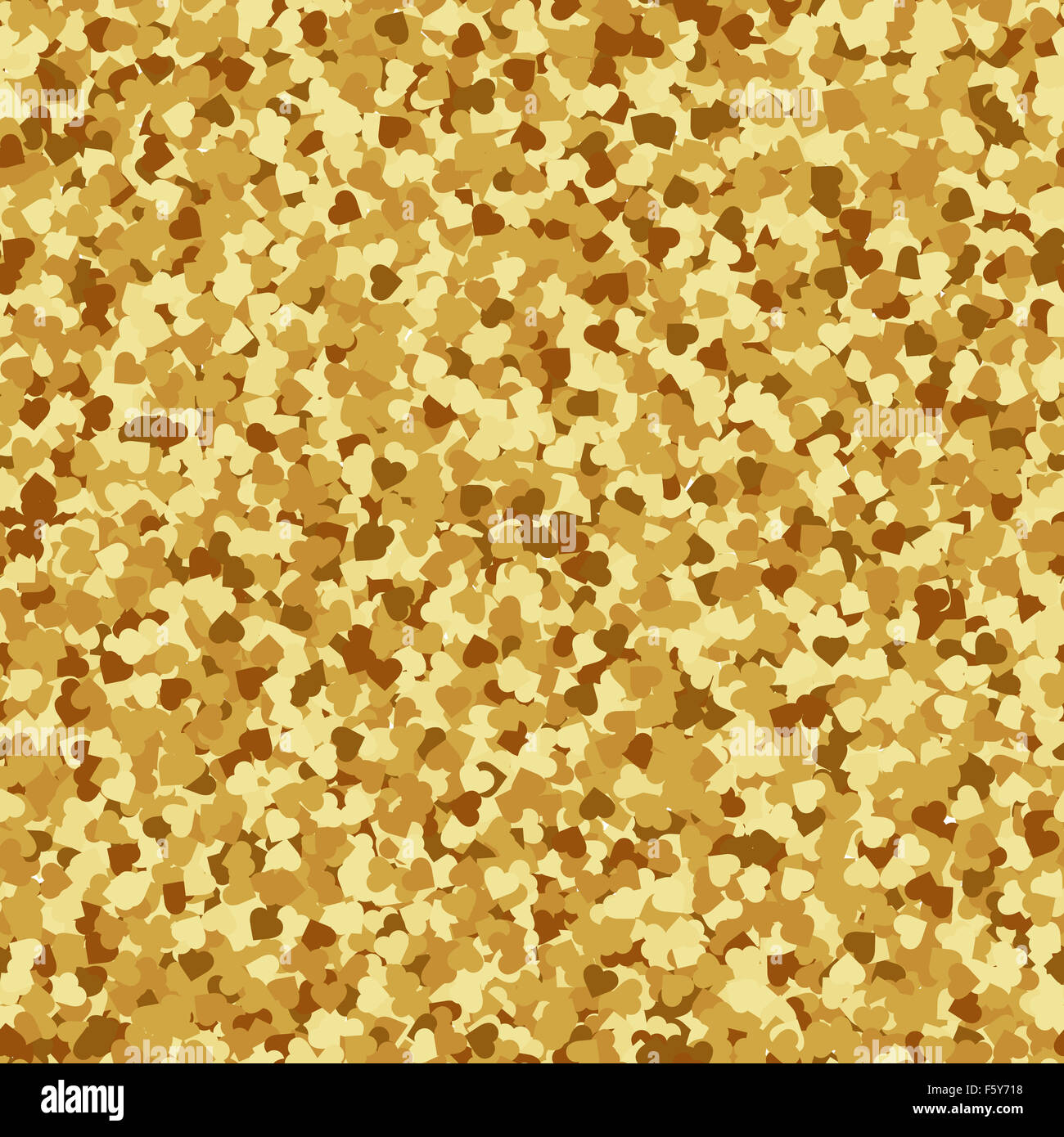 Golden hearts seamless pattern Stock Photo - Alamy