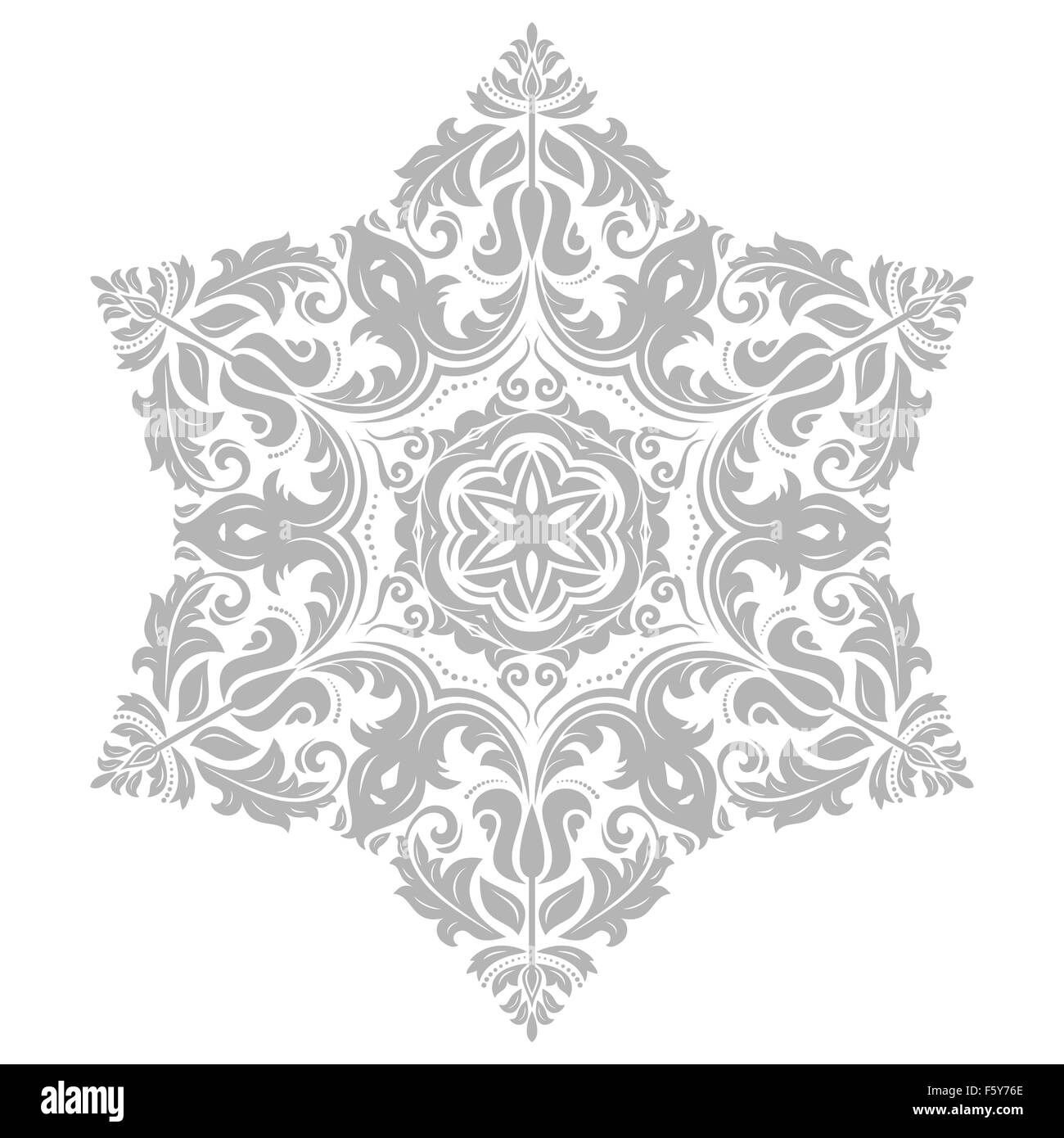 Damask Oriental Pattern Stock Photo Alamy