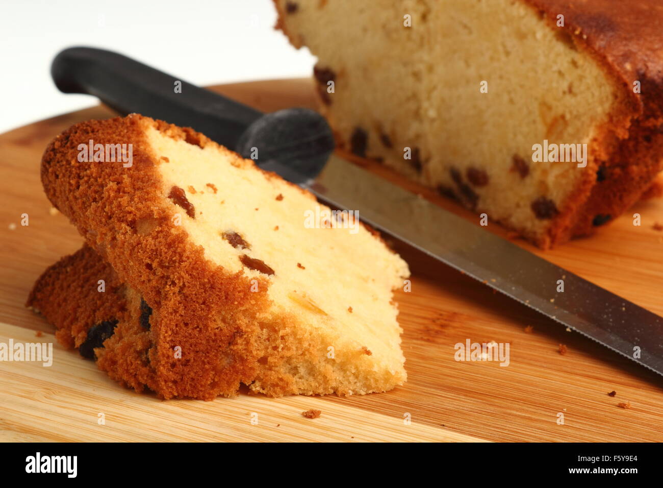 Cake with raisins Stock Photo - Alamy