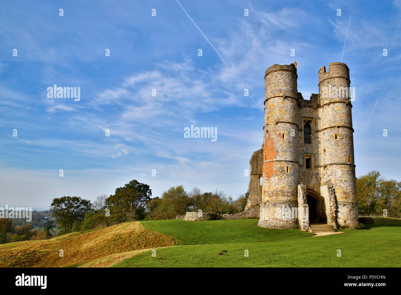 Donnington Castle; Newbury; Berkshire; UK Stock Photo