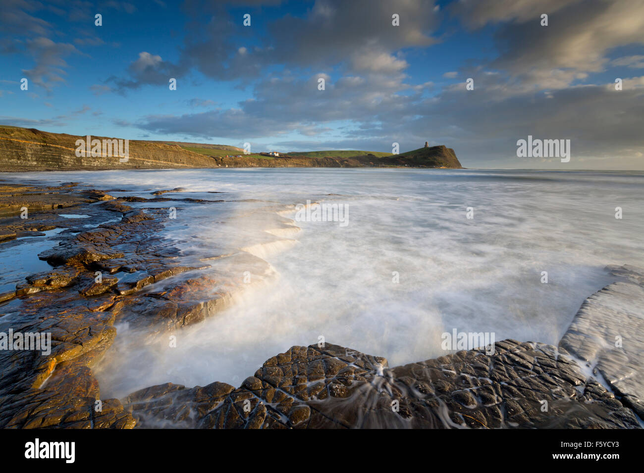 Kimmeridge Bay; Looking East Dorset; UK Stock Photo