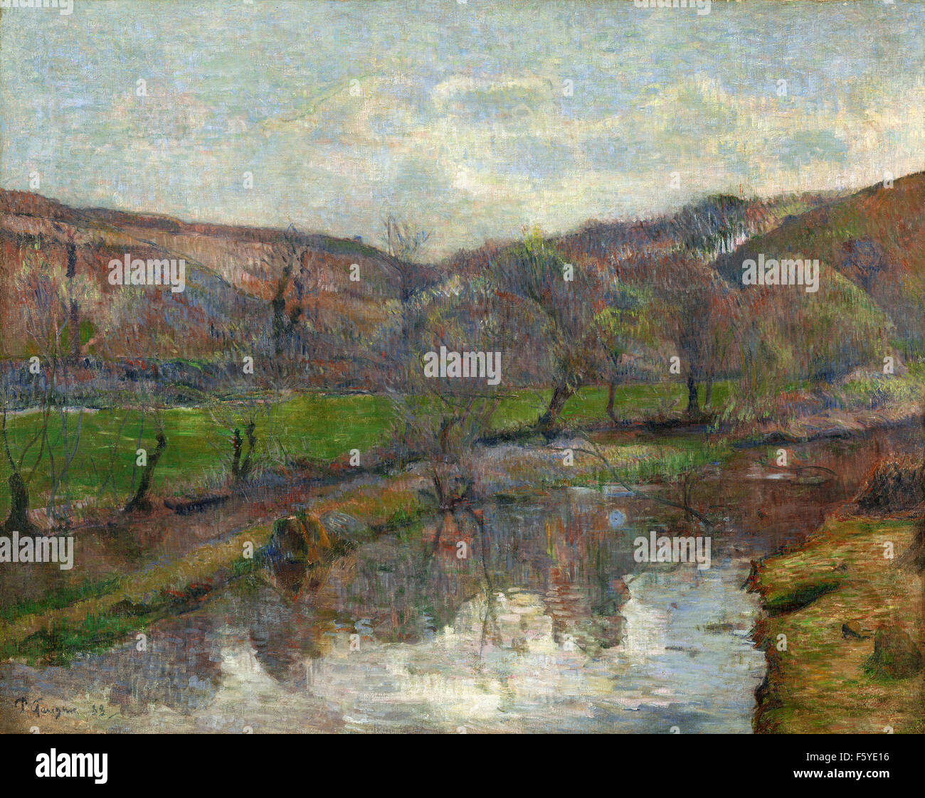 Paul Gauguin - Brittany Landscape Stock Photo