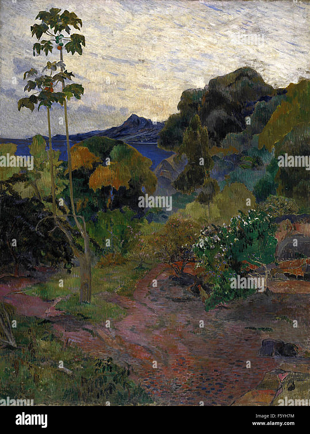 Paul Gauguin - Martinique Landscape Stock Photo - Alamy
