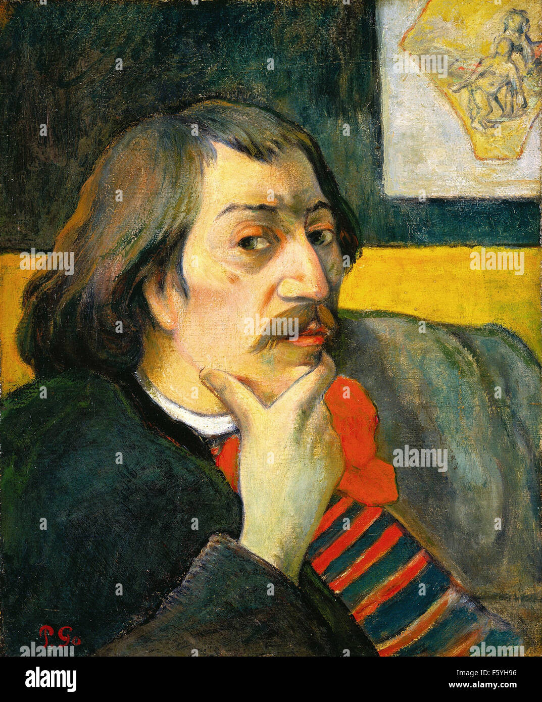 Paul Gauguin - Self portrait Stock Photo
