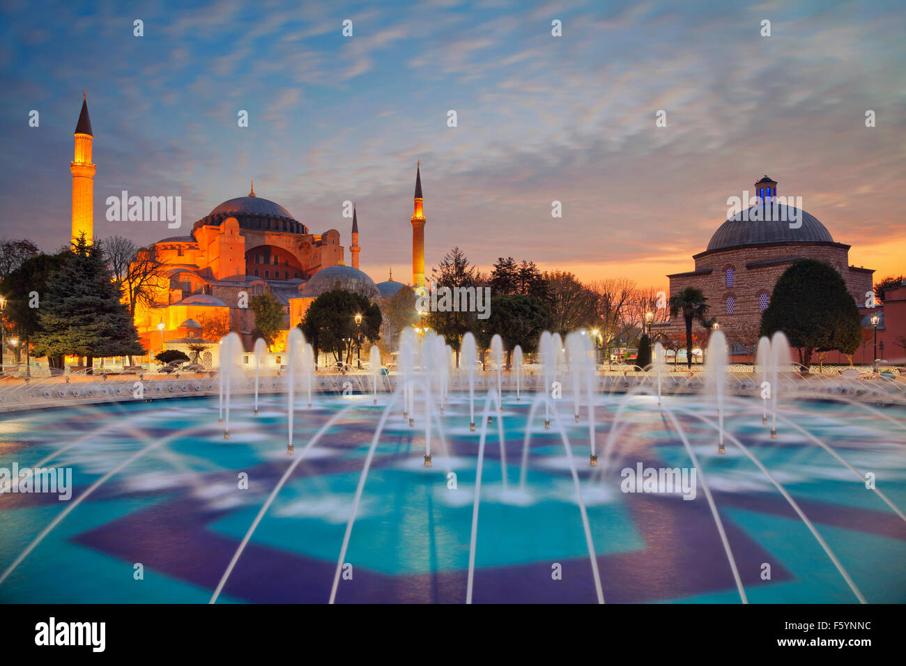 Istanbul. Image of Hagia Sophia in Istanbul, Turkey. Stock Photo