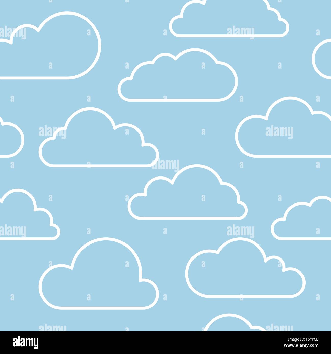 Cloud seamless pattern Stock Vector Image & Art - Alamy