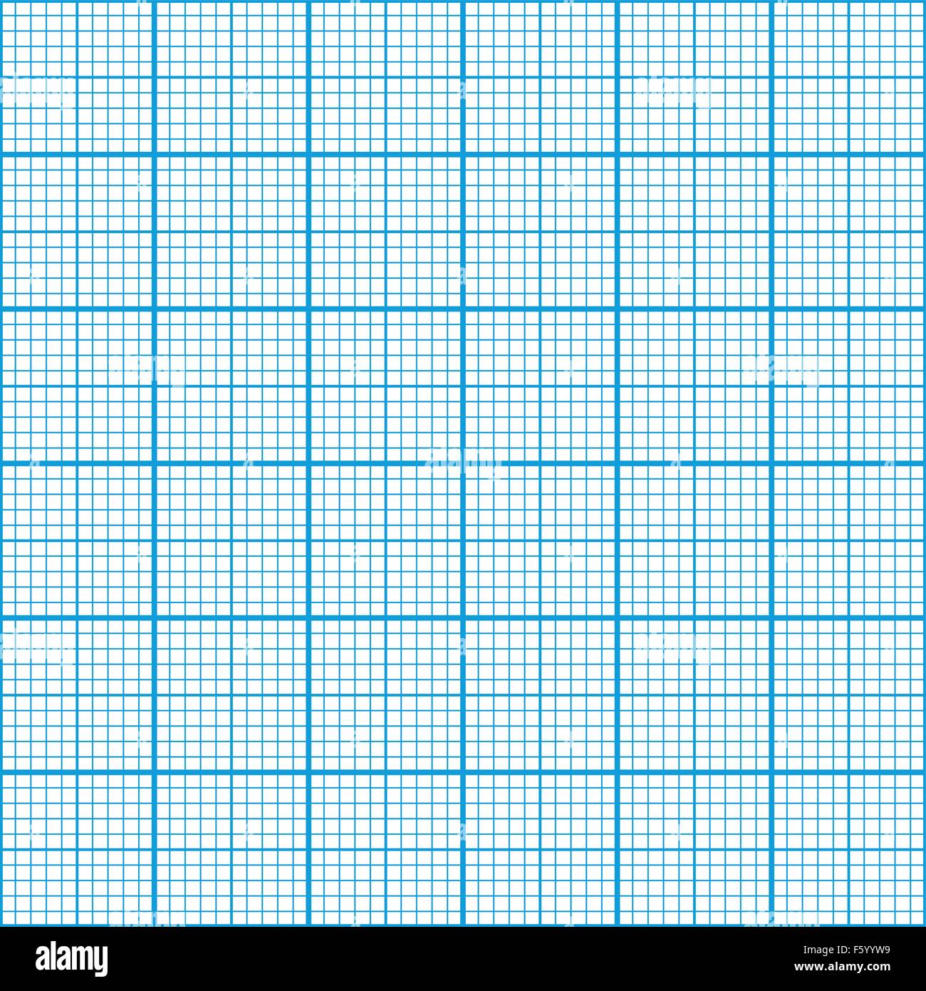 Graph paper cyan color, seamless pattern Stock Vector
