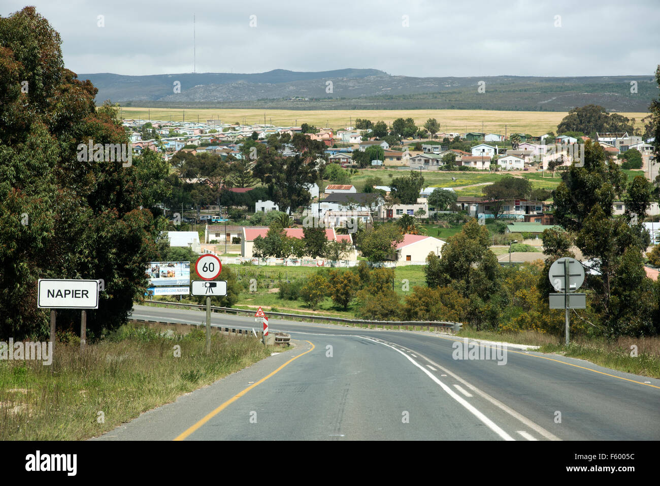 Napier a small historic town in the Overberg region Western Cape South