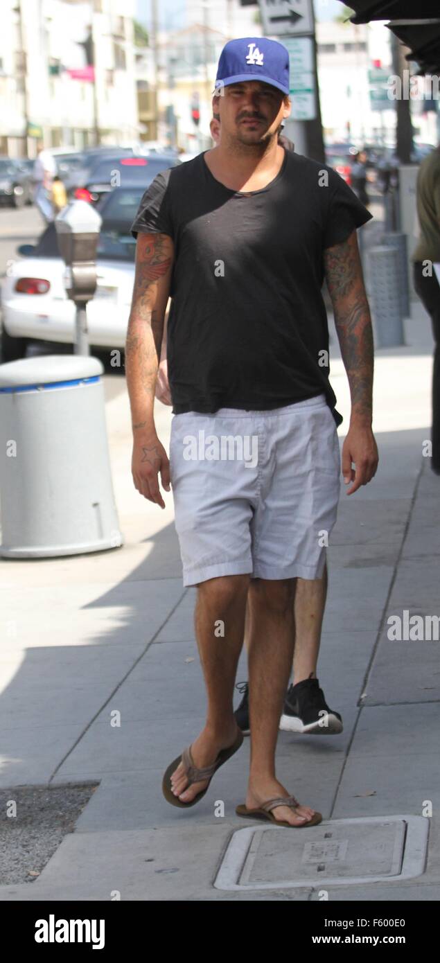 Sean Stewart goes shopping in Beverly Hills Featuring: Sean Stewart