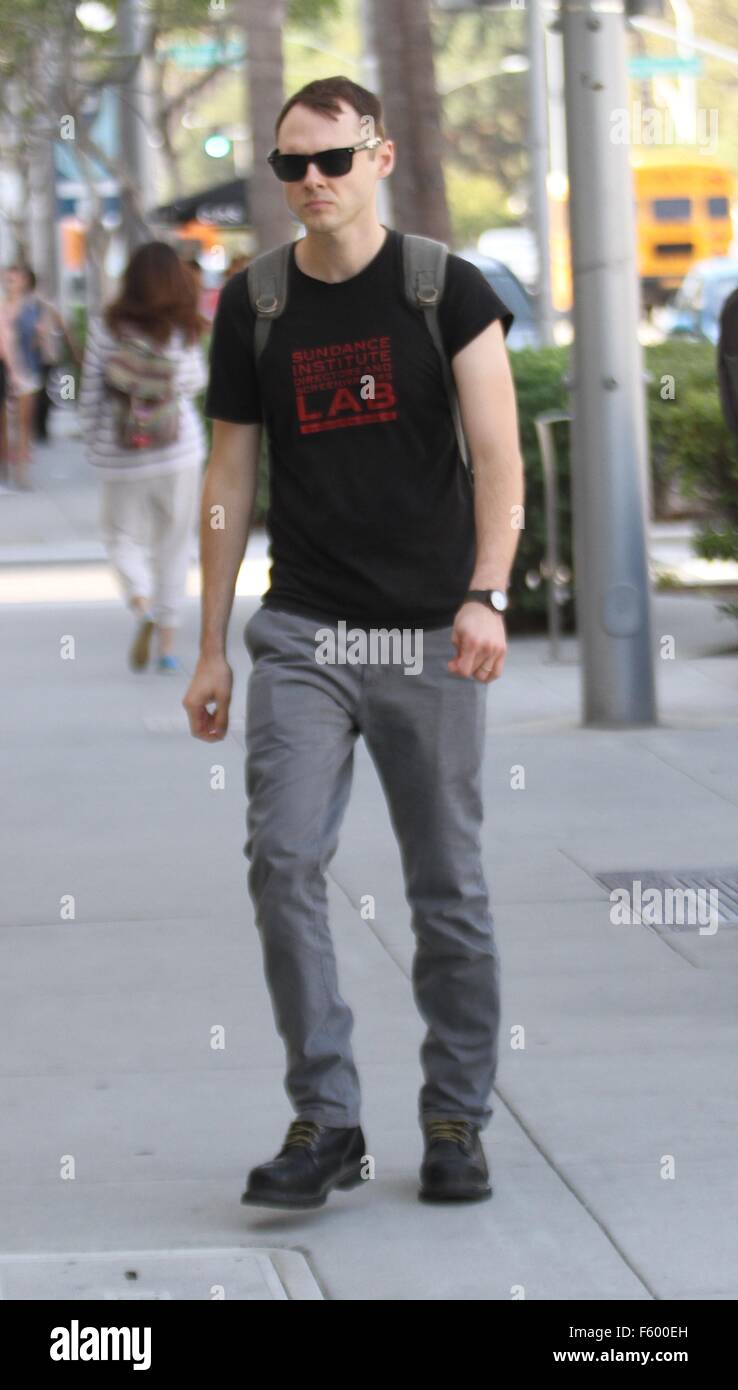 Argo actor Christopher Denham goes shopping in Beverly Hills Featuring: Christopher  Denham Where: Los Angeles, California, United States When: 22 Sep 2015  Stock Photo - Alamy