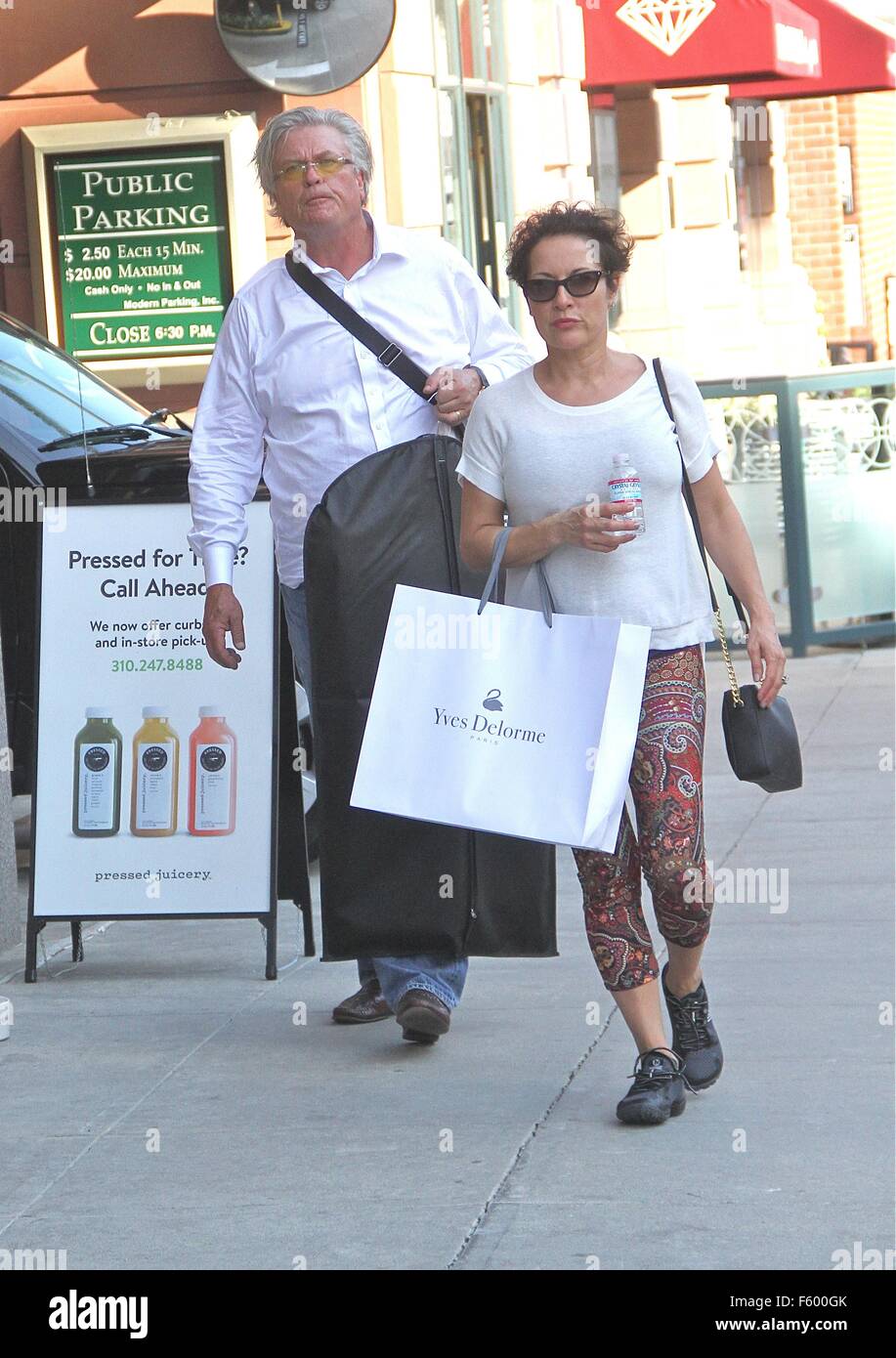 Stand Up Comedian Ron White Goes Shopping In Beverly Hills With His