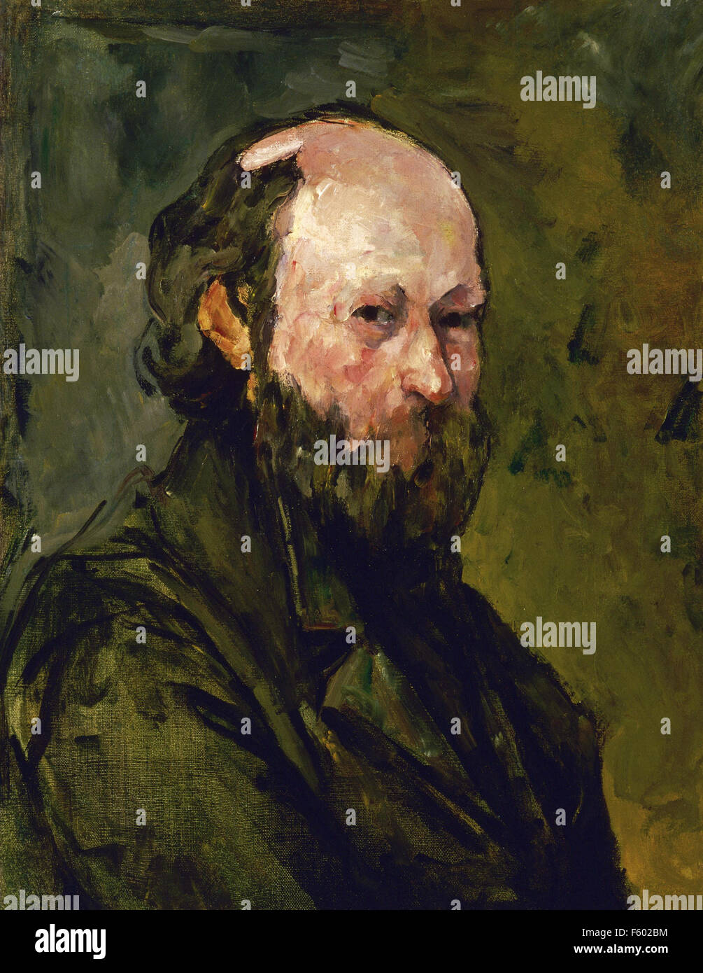 Paul Cézanne - Self Portrait Stock Photo