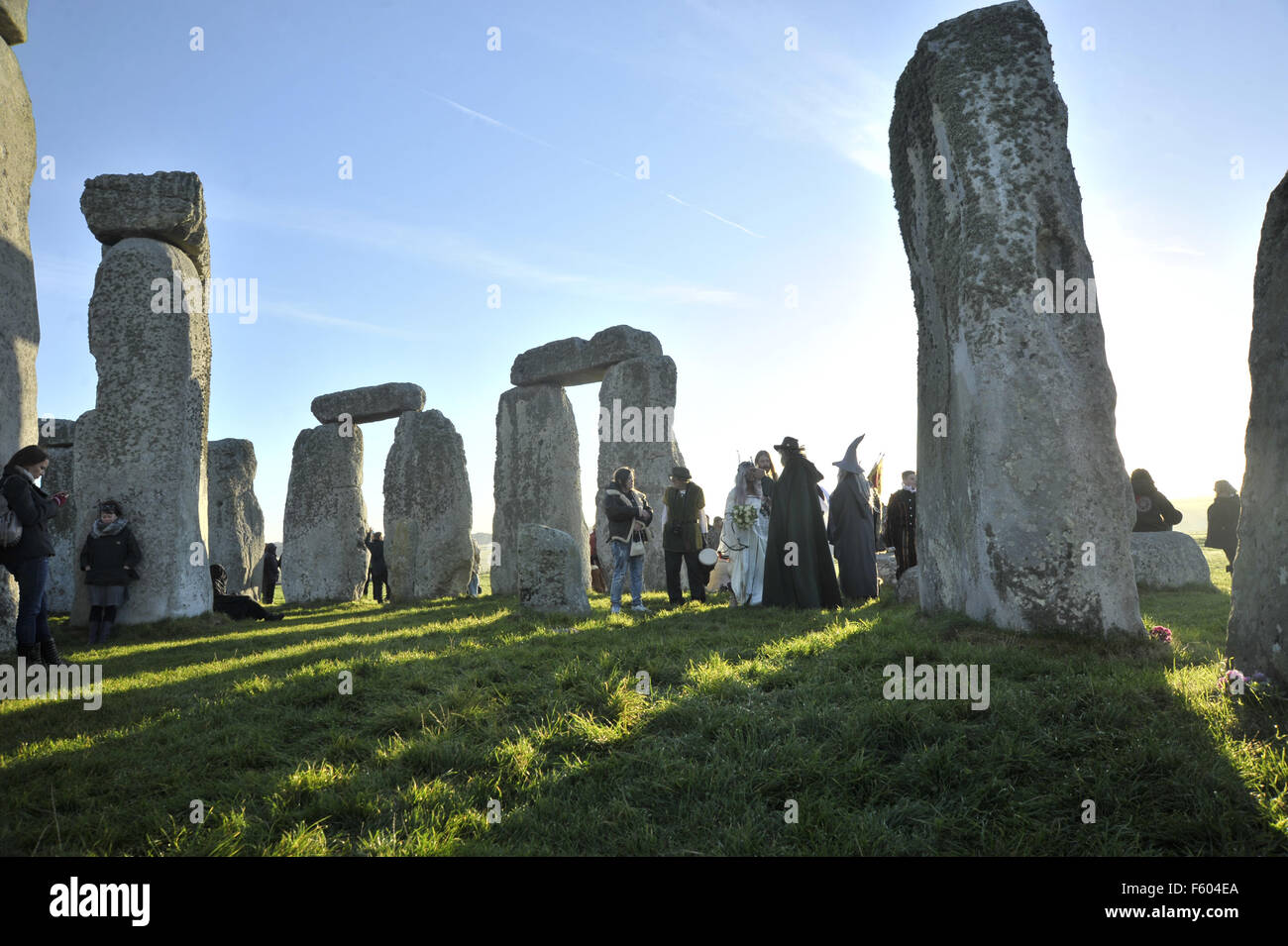 Stonehenge Autumn Equinox Celebrations. Druids, pagans and lay