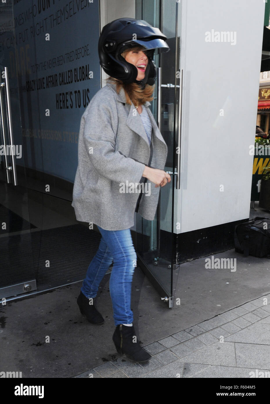 Celebrities at the Global Radio studios in London Featuring: Kate