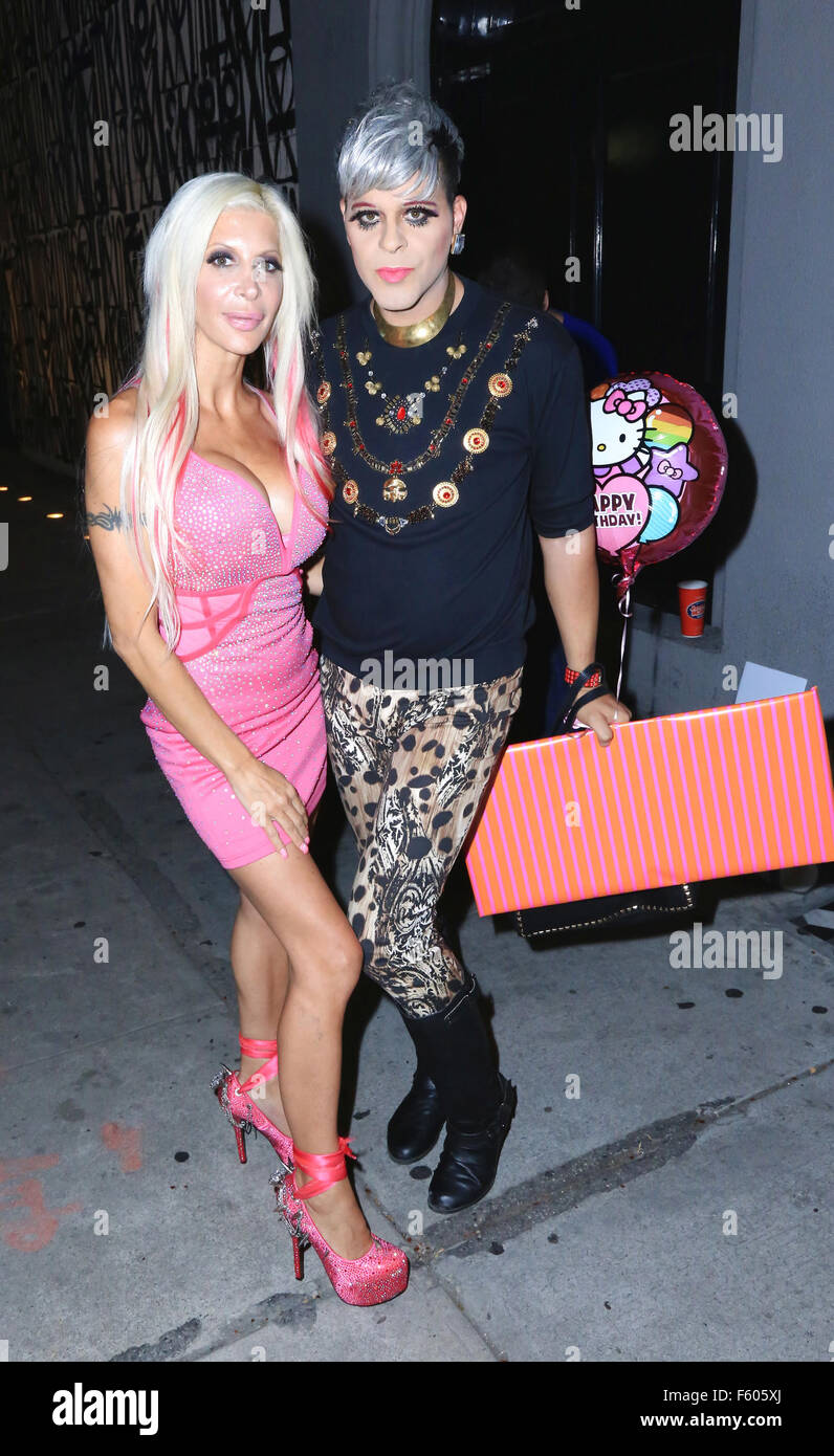 Celebrity Angelique 'Frenchy' Morgan spotted at Craig's restaurant