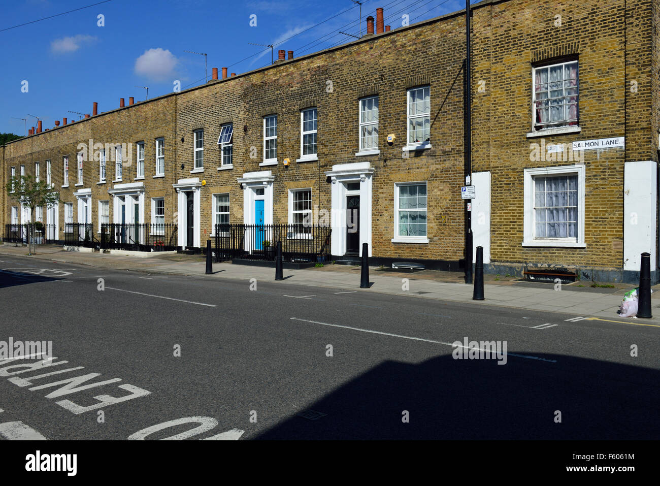 Salmon Lane, Limehouse, Tower Hamlets, London E14, United Kingdom Stock Photo