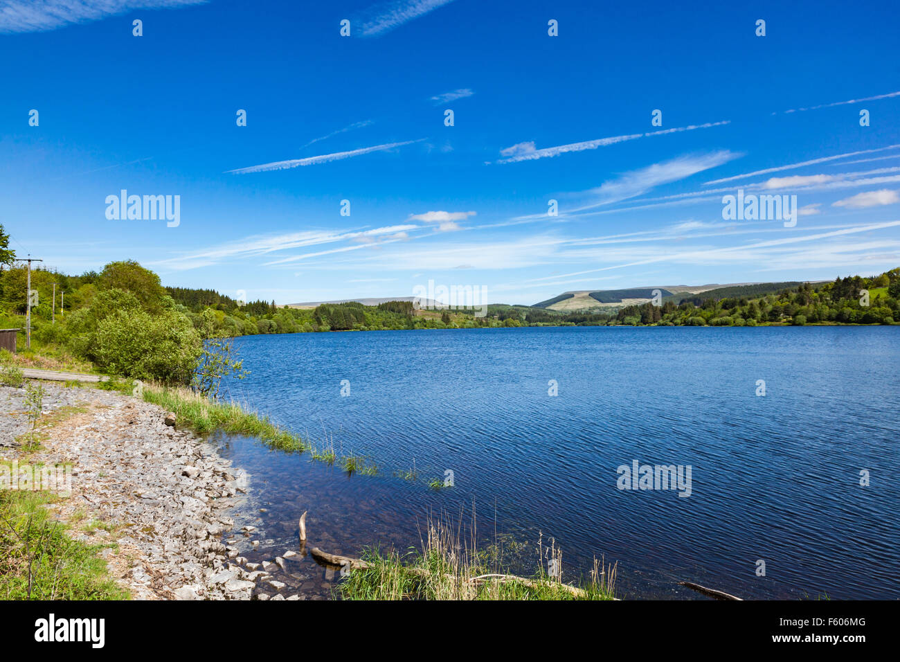 Llwyn On Reservoir on the Taff river,G Stock Photo - Alamy