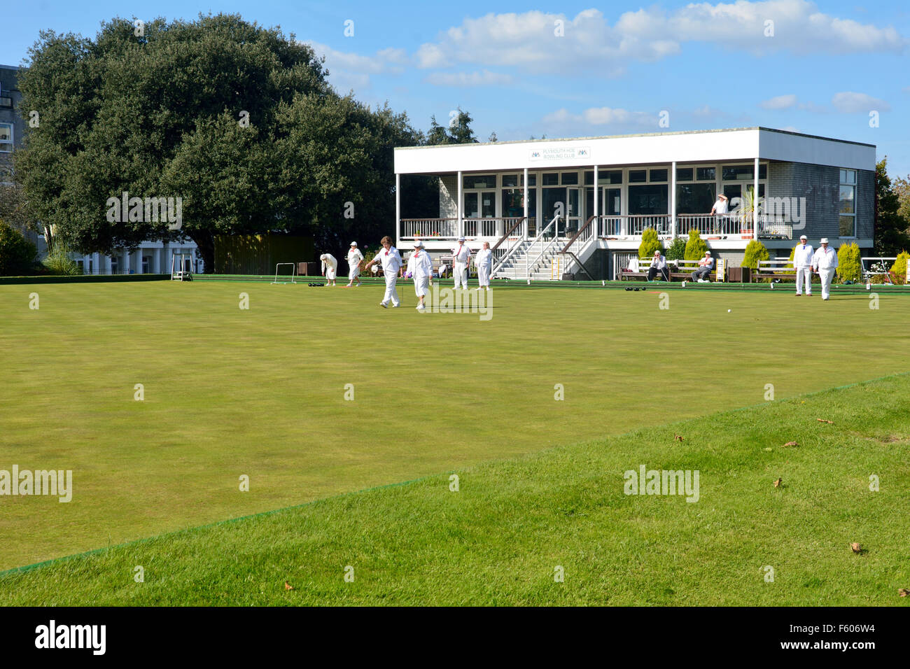 Plymouth hoe bowling club hires stock photography and images Alamy