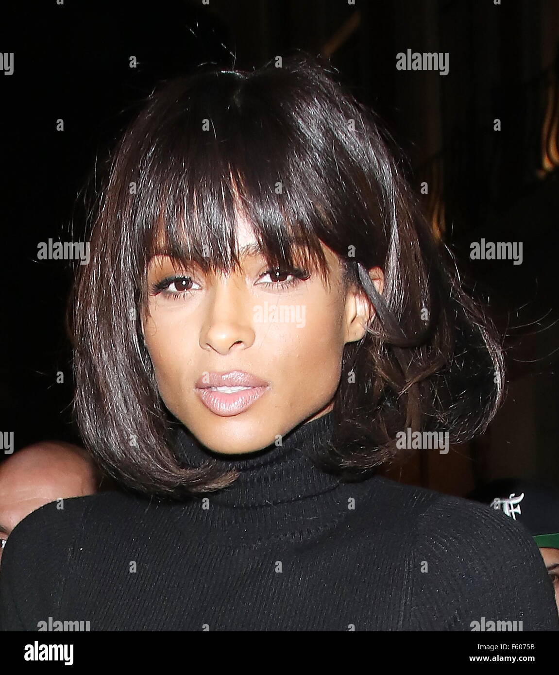 Grammy award winning R&B superstar Ciara arriving for her appearance at ...