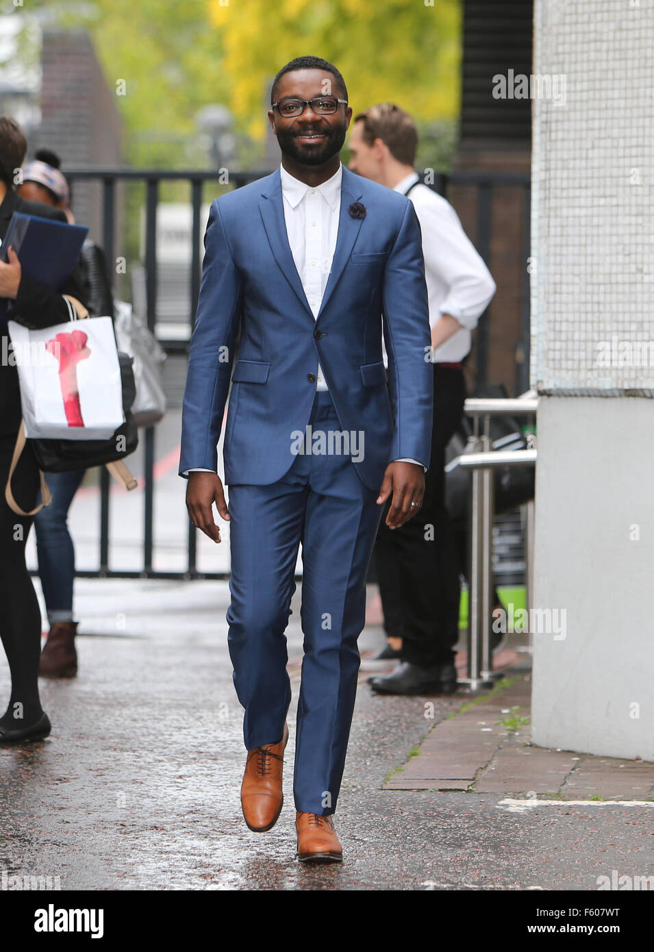 David Oyelowo outside ITV Studios  Featuring: David Oyelowo Where: London, United Kingdom When: 24 Sep 2015 Stock Photo