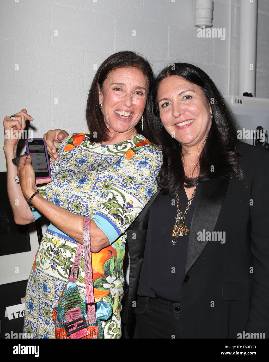 CHAIRS FOR CHARITY  Benefiting Homeless Youth Services At The Los Angeles LGBT Center Inside  Featuring: Mimi Rogers, Kathy Kloves Where: Culver City, California, United States When: 24 Sep 2015 Stock Photo