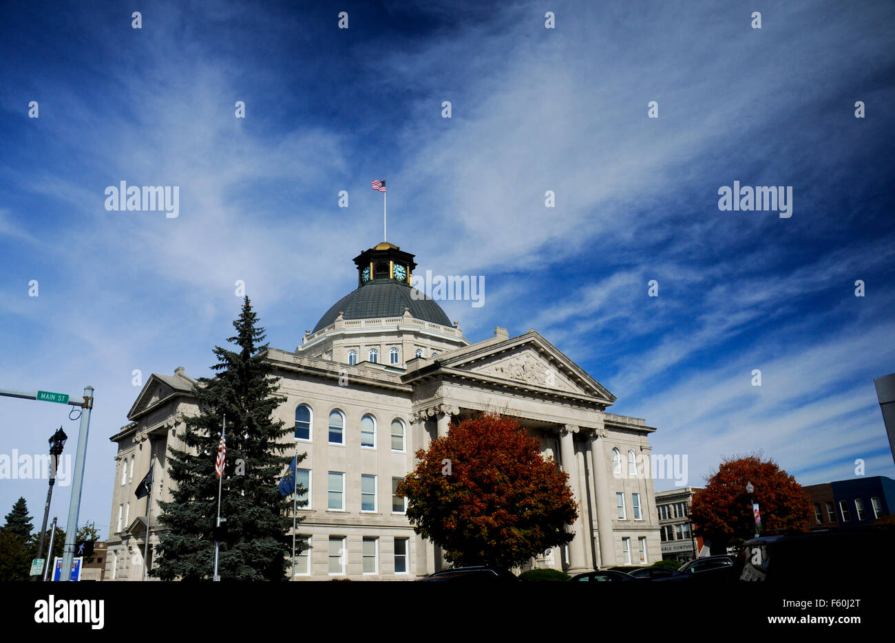 Boone County Courthouse, Lebanon, Indiana. Finished in 1912 Stock Photo