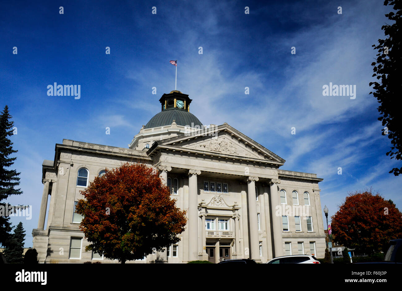 Boone County Courthouse, Lebanon, Indiana. Finished in 1912 Stock Photo