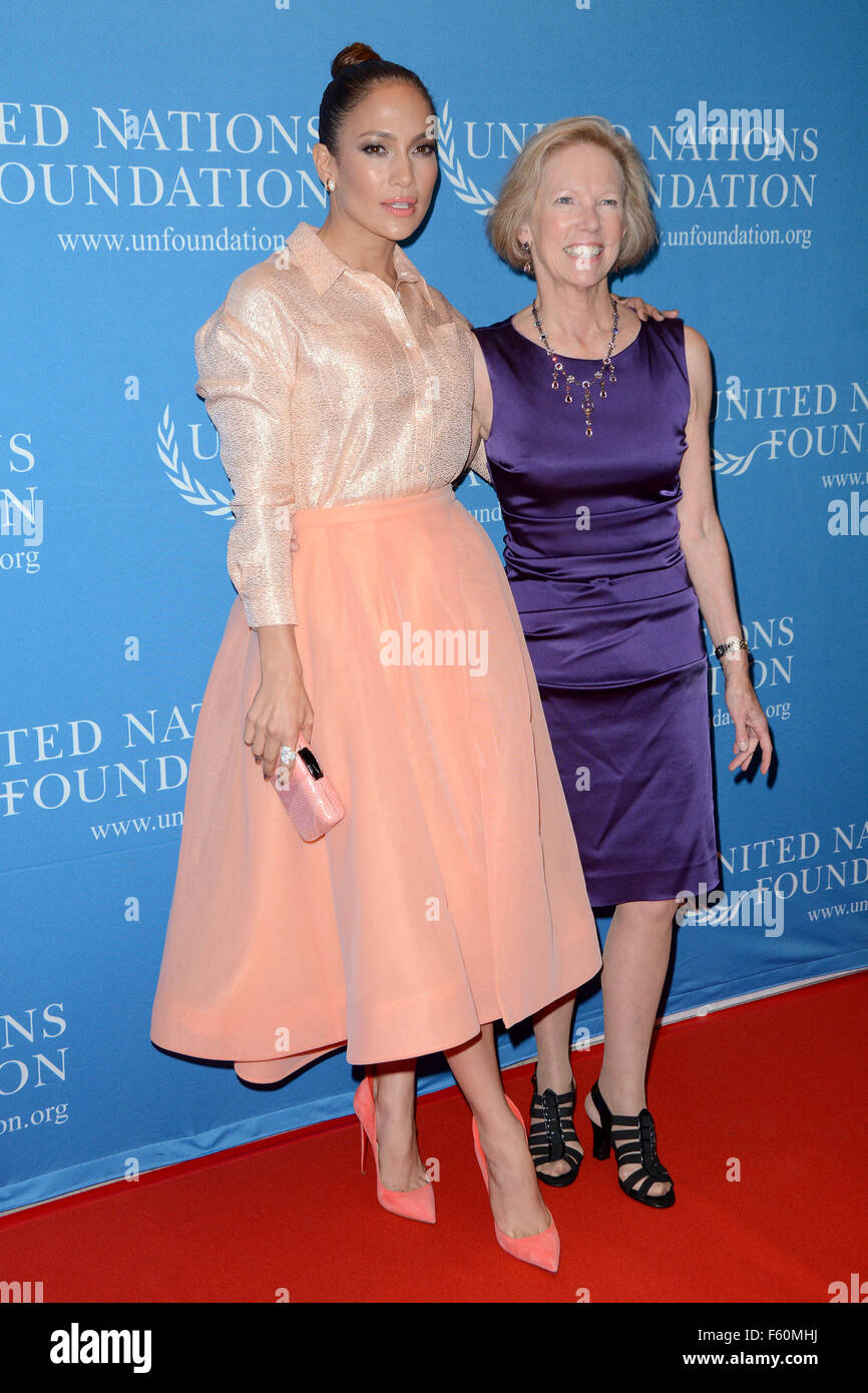 UN Foundation's gender equality event - Arrivals Featuring: Jennifer