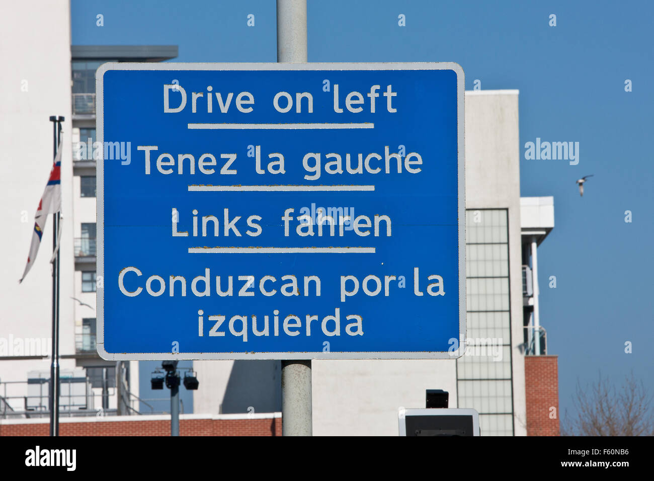Sign several languages hi-res stock photography and images - Alamy