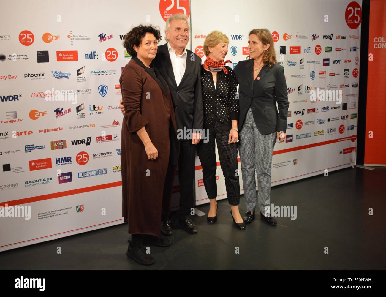 25th Cologne Conference Opening Arrivals  Featuring: Petra Müller, Angelica Schwall Düren, Martina Richter, Jürgen Roters Where: Cologne, Germany When: 25 Sep 2015 Stock Photo