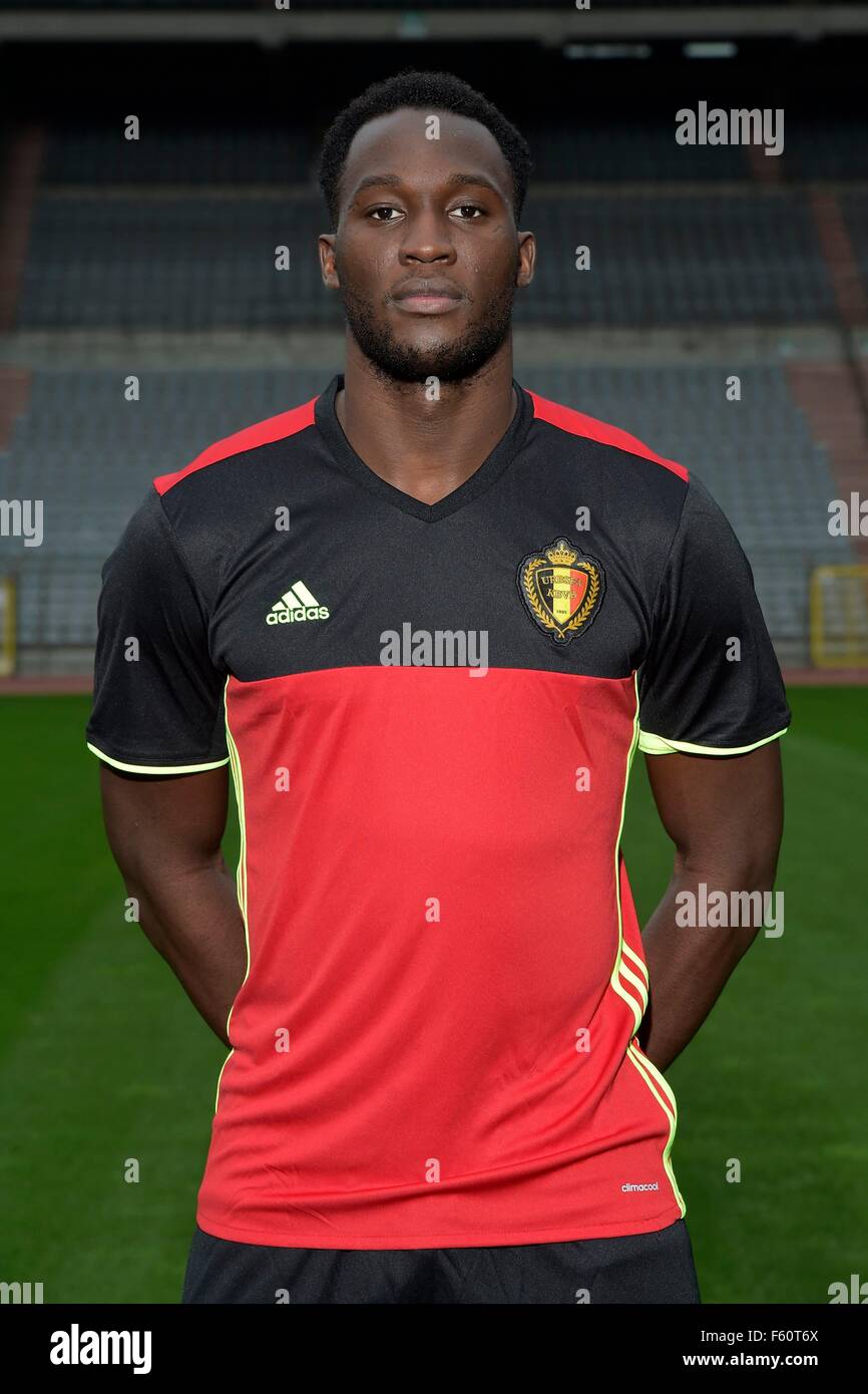 Brussels, Belgium. 10th Nov, 2015. The Belgium mens national football team in official photoshoot for newly introduced Adidas kit. Romelu Lukaku Credit:  Action Plus Sports/Alamy Live News Stock Photo