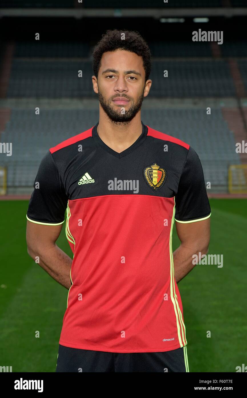 Brussels, Belgium. 10th Nov, 2015. The Belgium mens national football team in official photoshoot for newly introduced Adidas kit. Moussa Dembele Credit:  Action Plus Sports/Alamy Live News Stock Photo