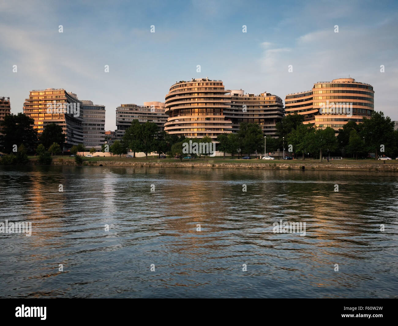 The Watergate building and office complex in Washington DC, USA Stock