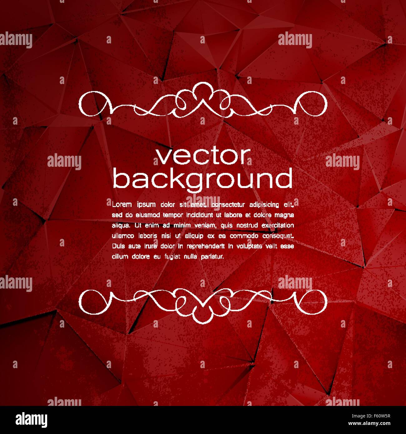 Polygonal Vector Background. Vintage Paper Texture Stock Vector Image ...