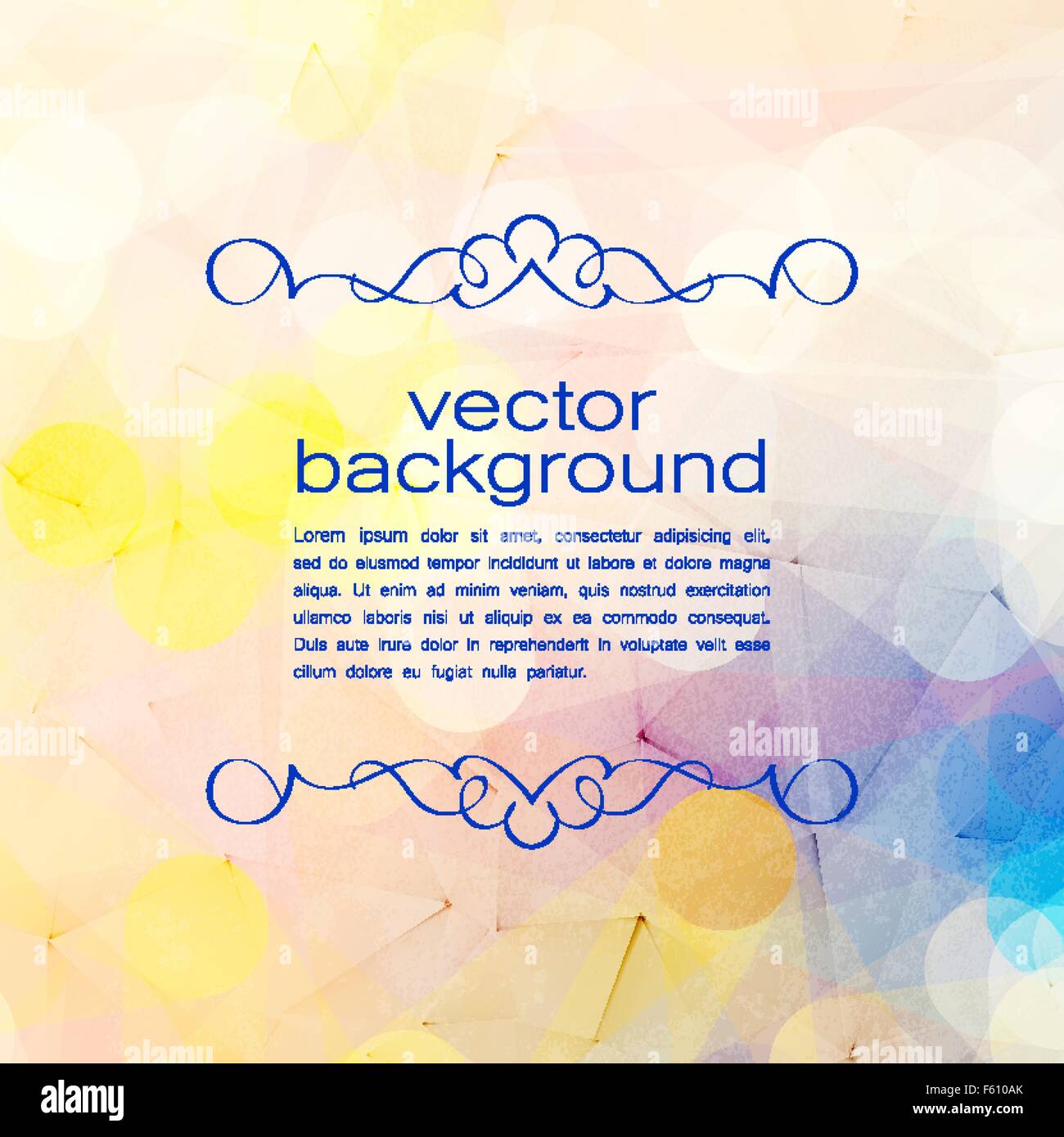 Polygonal Vector Background. Vintage Paper Texture Stock Vector Image ...