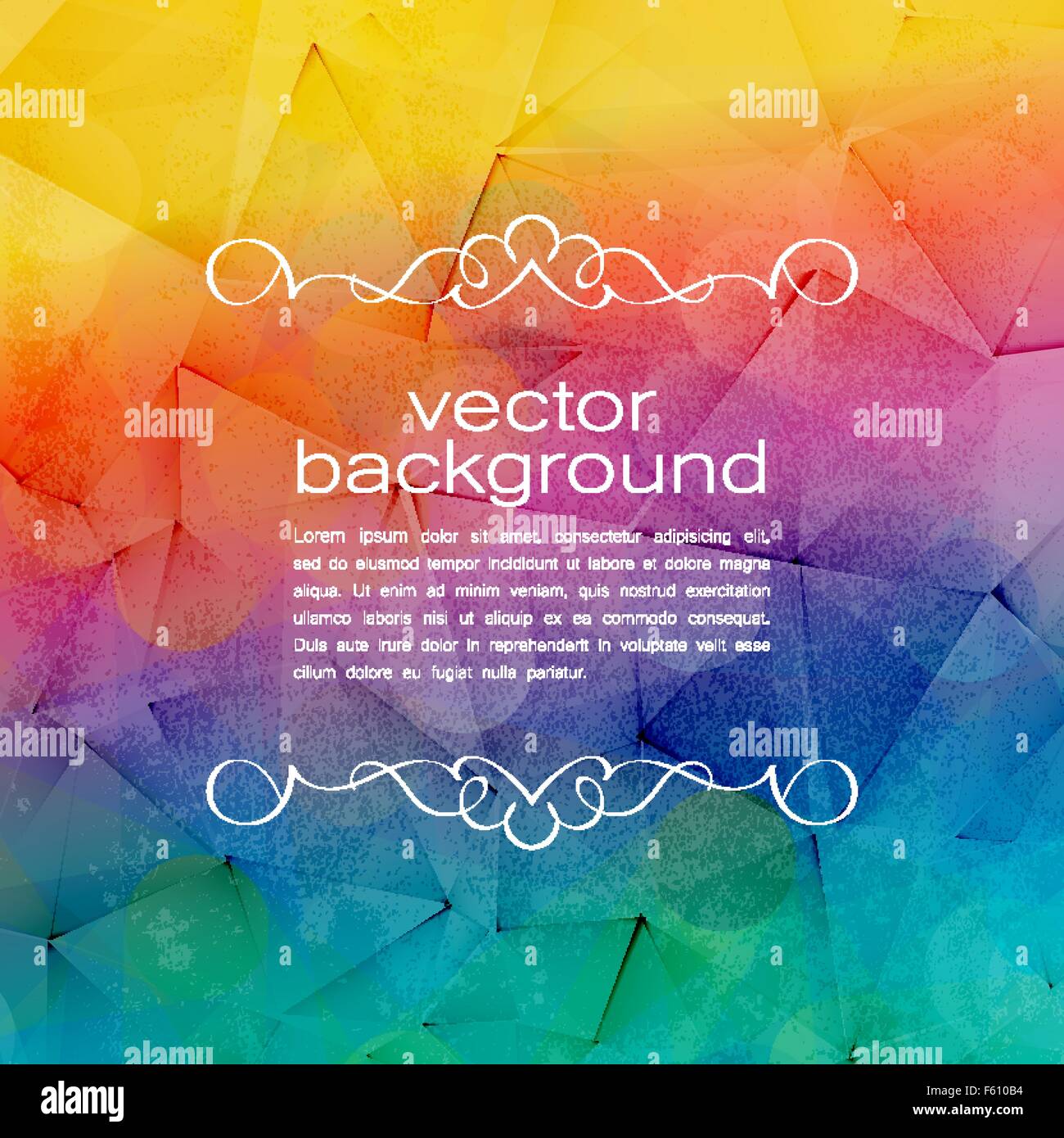 Polygonal Vector Background. Vintage Paper Texture Stock Vector Image ...